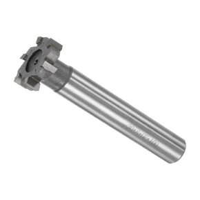 CoCud T-Slot Milling Cutters, 6 Flutes 1.18" Cutting Dia 0.3" Depth, Straight Tungsten Carbide Tip T-Slot End Mill- (Applications: for Copper Milling)