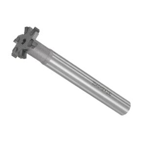 CoCud T-Slot Milling Cutters, 6 Flutes 1" Cutting Dia 0.16" Depth, Straight Tungsten Carbide Tip T-Slot End Mill- (Applications: for Copper Milling)