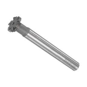 CoCud T-Slot Milling Cutters, 6 Flutes 0.8" Cutting Dia 0.16" Depth, Straight Tungsten Carbide Tip T-Slot End Mill - (Applications: for Copper Milling)