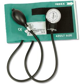 Prestige Medical Adult Premium Aneroid Sphygmomanometer: Box Packaging, Teal (Model: 82-TEA)
