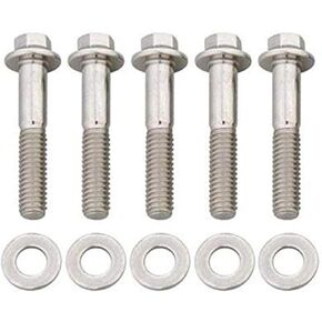 ARP 611-3250 Stainless Steel 1/4-20" RH Thread 3.250" UHL 0.3125" 12-Point Bolt with 0.3125" Socket and Washer, (Set of 5)