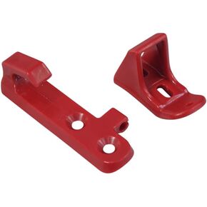 AlveyTech Plastic Hook & Latch Set for GOTRAX Scooter - Compatible with GOTRAX GXL V2, XR, Ultra - Electric Scooter Clip - Red Accessory Holder and Fender Clip to Securely Hold Scooter While Folded