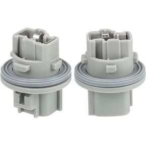 uxcell 2pcs No.68186725AB Front Turn Signal Light Connector Plug Bulb Socket Fit for Dodge Dart 2013-2016