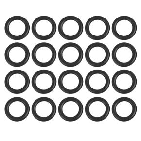 X AUTOHAUX 100pcs 11mmx2mm Nitrile Rubber O-Rings Heat Resistant Sealing Ring Gaskets for Car