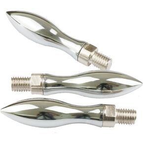 3 Pcs Grinding Milling Chrome Machine Handwheel M12 Thread Plated Revolving Handle Grips