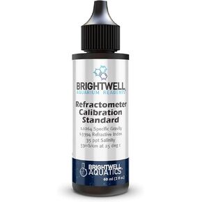 Brightwell Aquatics Refractometer Calibration Standard, Accurate Reference for The Calibration of Seawater Refractometers, Hydrometers & Other Density Measuring Equipment, RES60