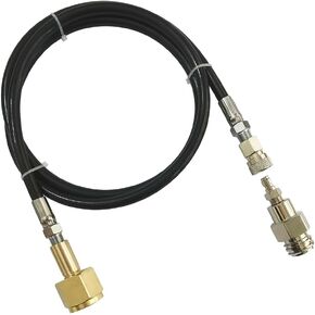 محول تعبئة خزان اسطوانة ثاني أكسيد الكربون الخارجي ومجموعة خرطوم 52 بوصة مع موصل قطع سريع لملء آلة مياه الصودا in Kuwait