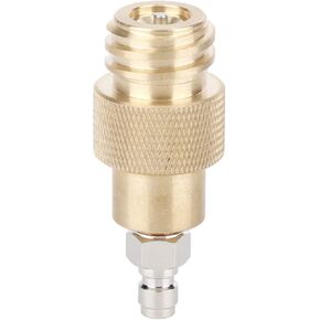 AYNEFY Water Adapter,TR21-4 Male Thread Brass Adapter Water Gas Bottle Converter Co2 Cylinder Adapter Water Brewing Parts