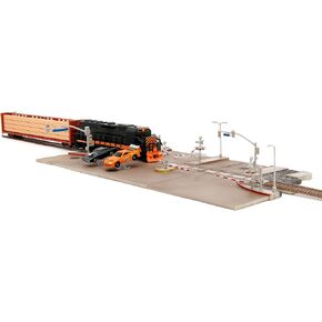 Fast & Furious Final Race Train Nano Scene & 2 1.65" Die-Cast Cars, Toys for Kids and Adults