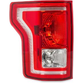 RANSOTO F150 Tail Light Compatible With Ford F-150 2015 2016 2017 Rear Brake Lights with Bulbs Left Driver Side Tail Lamps Replace FL3Z13405A-PFM, FO2800239