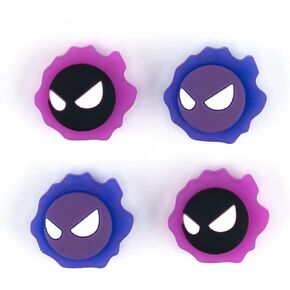 Yocore Purple Devil Switch Thumb Grip Caps,Soft Silicone Thumb Grips,Analog Stick Caps Soft Silicone Joystick Caps for Switch/OLED/Switch Lite,4 Pcs