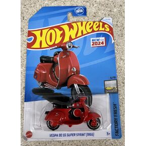 Matchbox Hot Wheels Red Vespa 90 SS Super Sprint (1966) 71/250 HW Factory Fresh 6/10 New for 2024