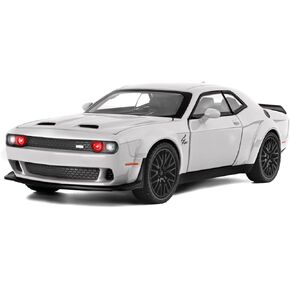 Hellcat Toy Model Car for Kids 1: 32 Scale Dodge Challenger Die cast Metel Toy Cars for Pull Back Model Car Hellcat with Sound and Light Hellcat Car Toy Birthday Gifts for 3+ Year Old Boys and Kids in Saudi Arabia