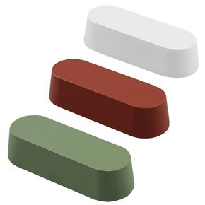 Metal Polishing Compound kit 34.95 Oz - 9Pc Buffing Compound Bars - Green Fine/White Medium/Red Coarse, for Polishing Removing Scratches from Precious Metals, Jewelry, Wood, Carving Tools.