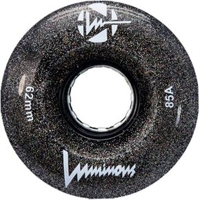 Luminous Roller Skate Wheels Outdoor Quad Wheels 62mm 85a Night Sky 4 Pack