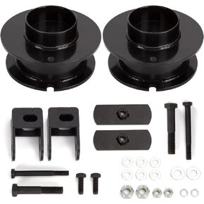 dynofit 3" Front Leveling Lift Kit for 2014-2022 Ram 2500(4WD), 2013-2019-2022 Ram 3500 (4x4) Pick Up, Solid Heavy Duty Steel Struct Spacers with Shock Extension Brackets