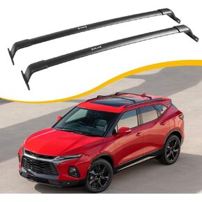 EZREXPM 220lbs Cross Bar Roof Rack Fit for Chevrolet Chevy Blazer 2019-2024 Cargo Carrier Crossbar Rooftop Accessories (with Side Roof Rails)
