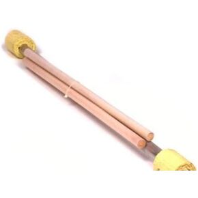 Zeekio Fire Devil Sticks - Kevlar Flower Stick with Silicone Hand Sticks