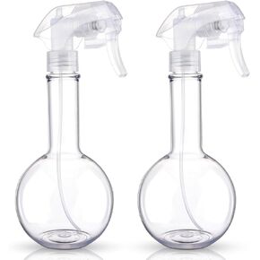 Hethyo Plastic Spray Bottles 12oz/350ml 2 Pack Empty Spray Bottle Heavy Duty Spraying Bottles Mist Water Bottle for Cleaning Solutions, Plants, Pet, Essential Oils, Hair, Cooking