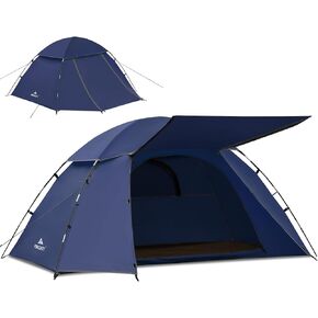 Forceatt Tent for 1-2 Person PU3000mm Water Resistance Camping Tent Lightweight Tent with Vestibule Suitable for Camping Hiking Scout Easy Setup
