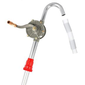 Hydraulic Fluid Rotary Drum Pump, Barrel Pump for Kerosene for 5 15 30 55 Gallon for Hand Drum Pump