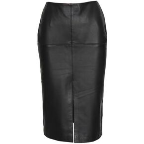 Decrum Real Leather Skirts for Women - Trendy Casual Womens Leather Skirt Fashionable
