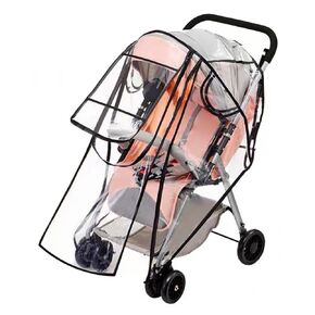 قم بترقية غطاء المطر لعربة الأطفال ذو الشفافية العالية بطريقتين، وملحقات عربة الأطفال العالمية لحماية العين، وتجنب درع الطقس والمطر والغبار والثلج in Kuwait