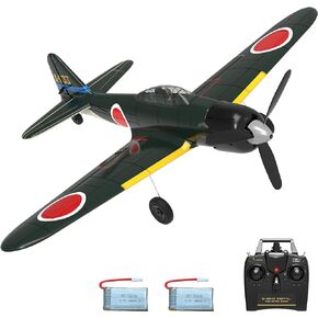 VOLANTEXRC RC Plane for Beginners, 4CH WWII RC Airplane A6M Zero with Aileron, 2.4Ghz Remote Control Plane with Xpilot Self Righting&One Key Aerobatic, Gifts for Adults (761-15 RTF)