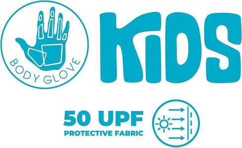 شورت للأولاد من Body Glove - بدلة سباحة سريعة الجفاف بعامل حماية من الأشعة فوق البنفسجية 50+ (مقاس 8-18)، مقاس 14-16، أزرق بالكامل in Saudi Arabia