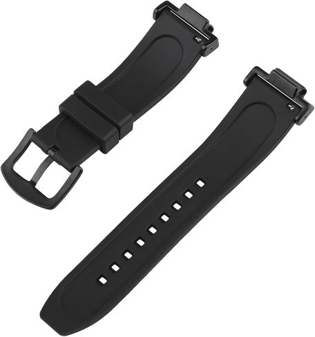 استبدال حزام مطاطي للرجال من JETHENG لساعة Casio G-SHOCK GA-2100 GA-2110 DW-5600 GLX-5600 للسيدات في الهواء الطلق مقاومة للماء من السيليكون وإبزيم حزام المعصم (أسود) in Kuwait