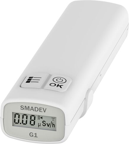 SMADEV G1 عداد جيجر، كاشف الإشعاع، مقياس الجرعات مع تحليل البيانات in Kuwait