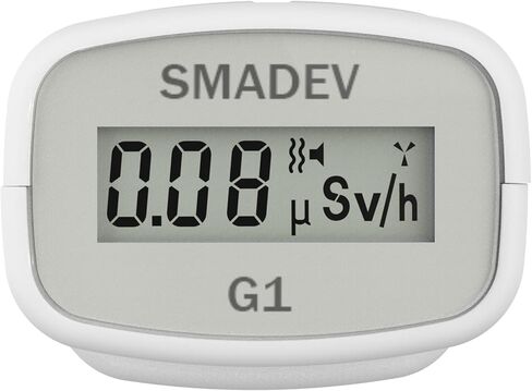 SMADEV G1 عداد جيجر، كاشف الإشعاع، مقياس الجرعات مع تحليل البيانات in Kuwait