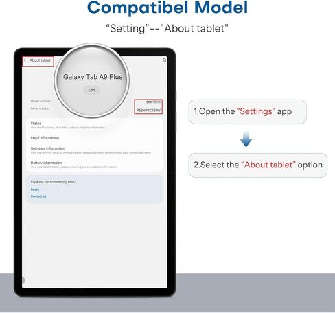 واقي شاشة SPARIN مكون من 3 قطع لجهاز Samsung Galaxy Tab A9 Plus 11 بوصة 2023، واقي شاشة للكمبيوتر اللوحي من الزجاج المقوى لجهاز Galaxy Tab A9+ 5G (SM-X210/X216/X218)، صديق للحافظة، مضاد للخدش in Kuwait
