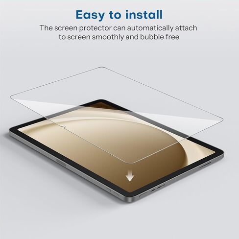 واقي شاشة SPARIN مكون من 3 قطع لجهاز Samsung Galaxy Tab A9 Plus 11 بوصة 2023، واقي شاشة للكمبيوتر اللوحي من الزجاج المقوى لجهاز Galaxy Tab A9+ 5G (SM-X210/X216/X218)، صديق للحافظة، مضاد للخدش in Kuwait
