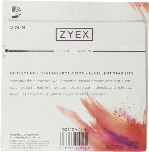 D'Addario Zyex Violin Single E String in Saudi Arabia