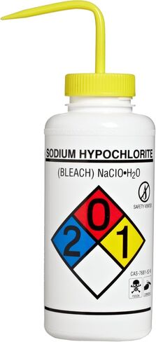SP Bel-Art Right-to-Know Safety-Vented/Labeled 4-Color LYOB Wide-Mouth Wash Bottles; 1000ml (32oz), Polyethylene w/Natural Polypropylene Cap (Pack of 2) (F11832-0009) in Saudi Arabia