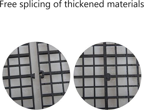 3 قطع من البلاستيك شبكة قفص مقسم لوحة البلاستيك صريف البيض قفص البلاستيك شبكة مقسم صينية البيض قفص اللوفر حوض للأسماك أسفل العزلة in Kuwait