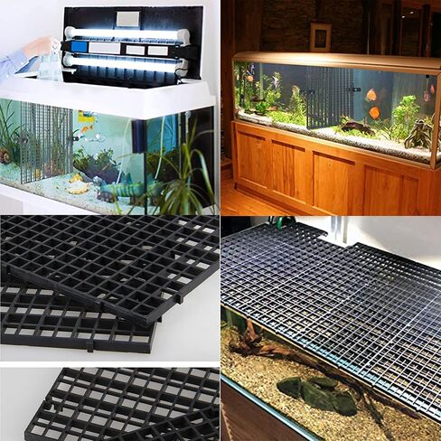 3 قطع من البلاستيك شبكة قفص مقسم لوحة البلاستيك صريف البيض قفص البلاستيك شبكة مقسم صينية البيض قفص اللوفر حوض للأسماك أسفل العزلة in Kuwait