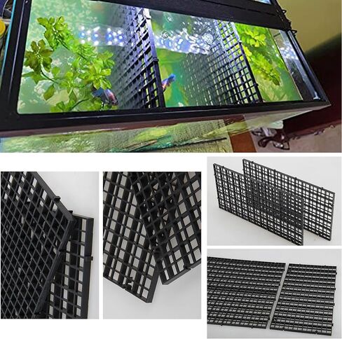 3 قطع من البلاستيك شبكة قفص مقسم لوحة البلاستيك صريف البيض قفص البلاستيك شبكة مقسم صينية البيض قفص اللوفر حوض للأسماك أسفل العزلة in Kuwait