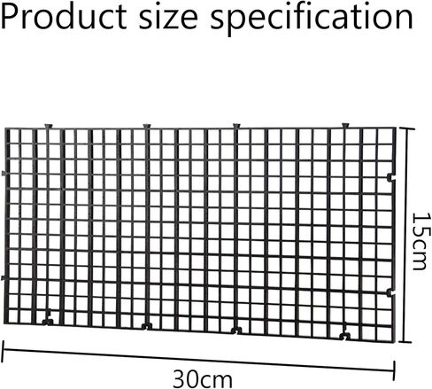 3 قطع من البلاستيك شبكة قفص مقسم لوحة البلاستيك صريف البيض قفص البلاستيك شبكة مقسم صينية البيض قفص اللوفر حوض للأسماك أسفل العزلة in Kuwait