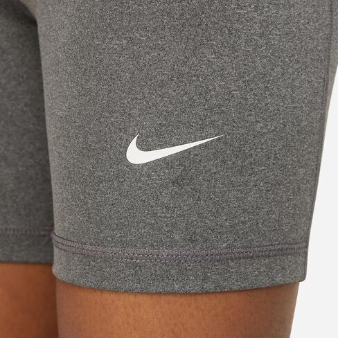 شورت Nike Pro Big Kids (للبنات) Dri-FIT مقاس 5 بوصات (كربون هيذر/أبيض، FB1081-091) in Saudi Arabia