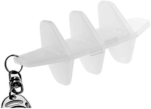 ملحق طيران دارت على شكل حرف L: حافظة على شكل حرف L - حافظة صلبة لحمل رحلات دارت - أبيض حليبي in Saudi Arabia