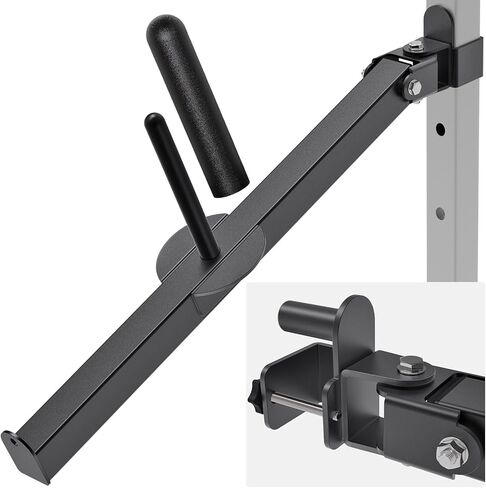 SELEWARE Belt Squat Lever Arm for 2" x 2" Power Cage Squat Rack Attachment Compatible with 1'' and 2'' Weight Plates, Supports Vertical and Sideways Movements in Kuwait
