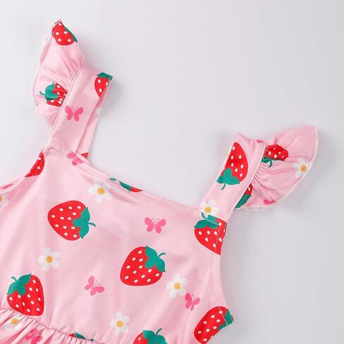 Gothletic طفل الفتيات فساتين الاطفال ملابس الصيف كشكش كم عودة Bowknot فستان طفل عارية الذراعين حفلة فستان الشمس 2-7 سنوات in Kuwait