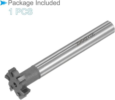 CoCud T-Slot Milling Cutters, 6 Flutes 1" Cutting Dia 0.24" Depth, Straight Tungsten Carbide Tip T-Slot End Mill- (Applications: for Copper Milling) in Saudi Arabia
