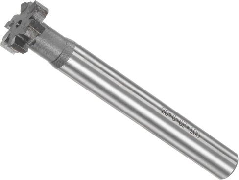 قاطعات طحن CoCud T-Slot، 6 مزامير، قطر قطع 0.8 بوصة، عمق 0.24 بوصة، مطحنة نهاية بفتحة T بطرف كربيد التنجستن المستقيم - (التطبيقات: لطحن النحاس) in Saudi Arabia