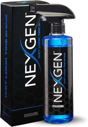 ملمع الإطارات ذو المظهر الرطب من Nexgen - تلبيس ممتاز قائم على الزيت - لمسة نهائية شديدة اللمعان وحماية للإطارات - 16 أونصة in Kuwait