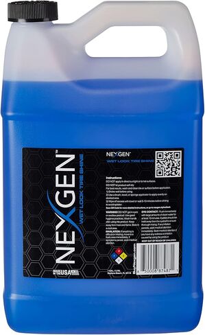ملمع الإطارات ذو المظهر الرطب من Nexgen - تلبيس ممتاز قائم على الزيت - لمسة نهائية شديدة اللمعان وحماية للإطارات - 16 أونصة in Kuwait