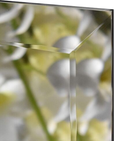 مرايا وأكثر 24 × 36 مرايا حمام للزينة - مرايا مثبتة على الحائط مشطوفة مستطيلة - وضع رأسي أو أفقي - 3 حلقات على شكل حرف D على الظهر in Kuwait