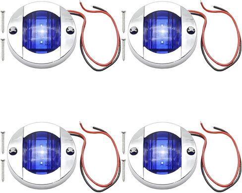 Vkinman 4 قطعة أضواء المجاملة البحرية Led أضواء القوارب قارب سطح السفينة أضواء الداخلية البحرية سطح السفينة ضوء قارب الصيد Asseccories in Saudi Arabia